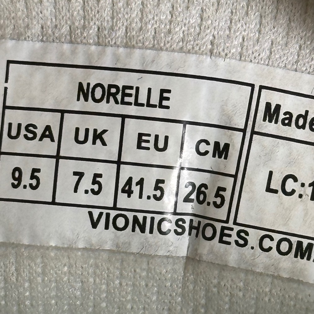 Vionic Norelle White Mesh Bungee Lace Walking Shoe Orthopedic Sneakers Women 9.5 - Picture 15 of 16